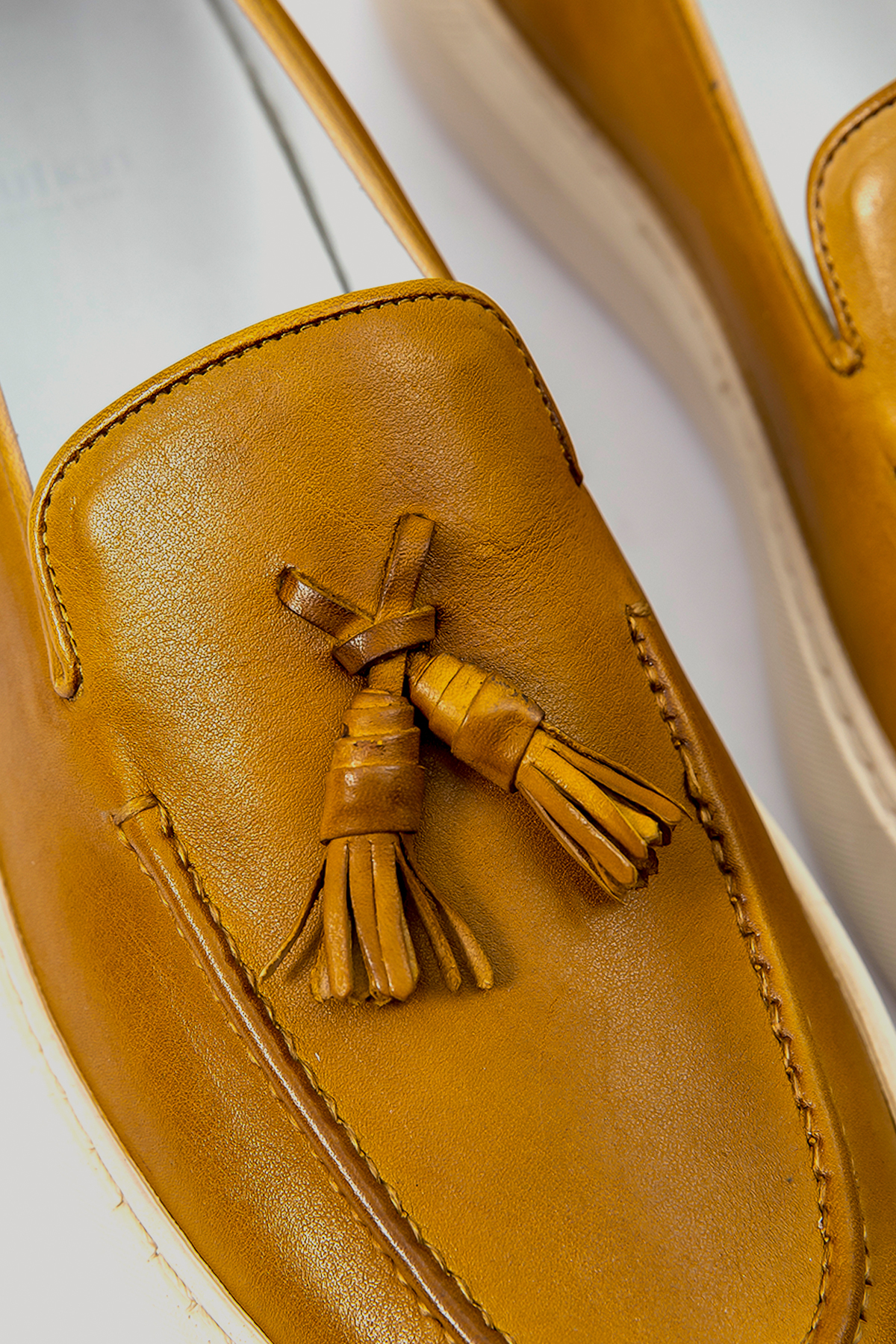 Thales Erkek Deri Sneaker Ayakkabı Sarı