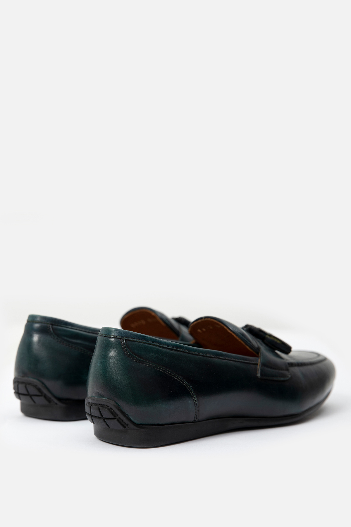 Tuft Deri Loafer Ayakkabı Yeşil